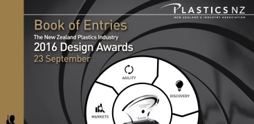 2016 New Zealand Plastics Industry Design Awards Entries Book