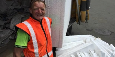 Recycled polystyrene on the rise as quick cost-effective option for aiding construction 