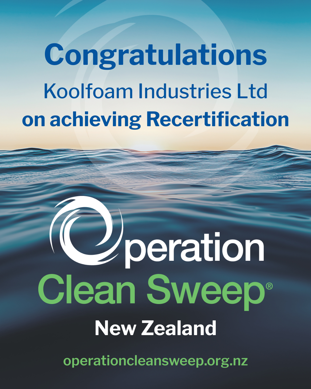 SM recertification Koolfoam